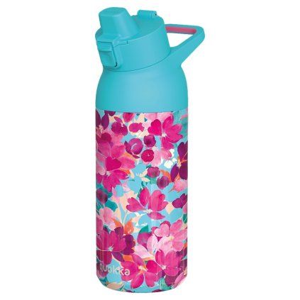 nerezova sportovni lahev s pitkem tide 700ml quokka floral jumble xd q40236 01
