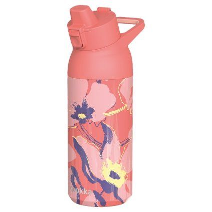 nerezova sportovni lahev s pitkem tide 700ml quokka coral sketch xd q40238 01