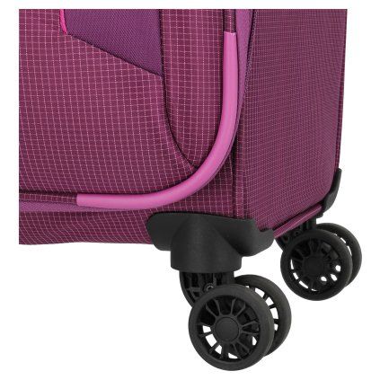 Travelite Corsiica L Pink – cestovní doplněk, detail koleček