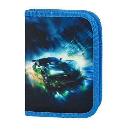 BAAGL Školní penál jednopatrový Závodní auto – produktová fotografie 1