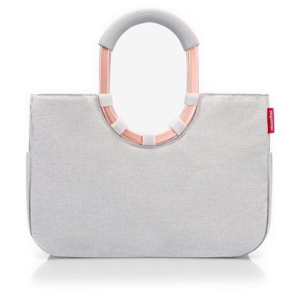 Reisenthel Loopshopper M Frame Twist Sky Rose – nákupní taška, celkový pohled