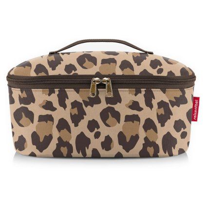 Reisenthel Coolerbag M Pocket Leo Macchiato – chladicí taška, celkový pohled