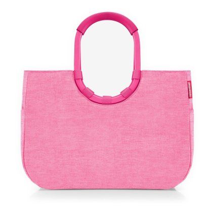 Reisenthel Loopshopper L Frame Twist Pink – nákupní taška, celkový pohled
