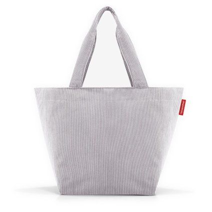 Reisenthel Shopper M Cord grey – nákupní taška, celkový pohled