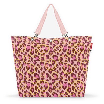 Reisenthel Shopper XL Smiley leo blush – nákupní taška, celkový pohled