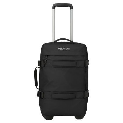 Travelite Bolonia Wheeled Duffle S Black – cestovní taška na kolečkách, celkový pohled