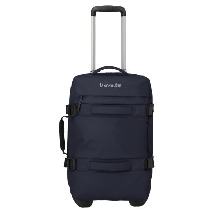 Travelite Bolonia Wheeled Duffle S Navy – cestovní taška na kolečkách, celkový pohled