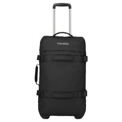 Travelite Bolonia Wheeled Duffle M Black – cestovní taška na kolečkách, celkový pohled