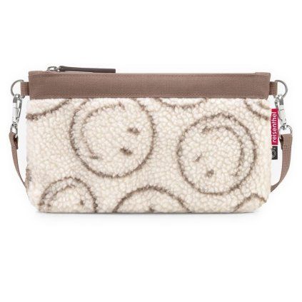 Reisenthel Mini Pouch Smiley Teddy Chocolate – pouzdro, celkový pohled