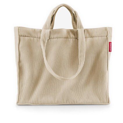 Reisenthel Softshopper Cord Sand – nákupní taška, celkový pohled
