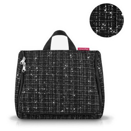 Reisenthel Toiletbag XL Boucle Black – kosmetická taška, celkový pohled