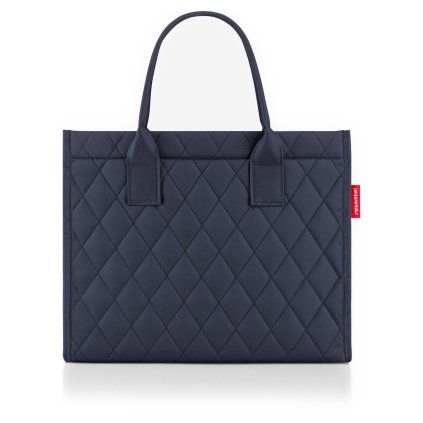 Reisenthel Daily Shopper Rhombus Midnight Gold – nákupní taška, celkový pohled