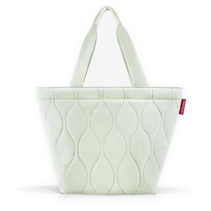 Reisenthel Shopper M Puffer Iced Matcha – nákupní taška, celkový pohled