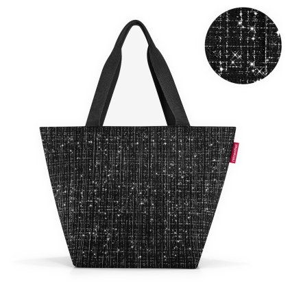 Reisenthel Shopper M Boucle Black – nákupní taška, celkový pohled