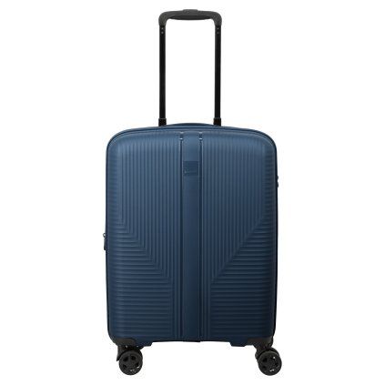 Travelite Air Stripe 4w S exp Navy – cestovní kufr, celkový pohled