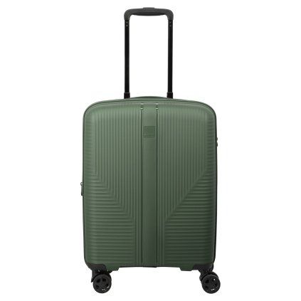 Travelite Air Stripe 4w S exp Green – cestovní kufr, celkový pohled