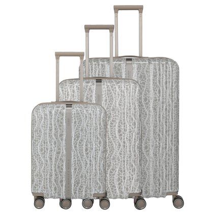 Sada cestovních kufrů Travelite Lascana Edition S,M,L Champagne – celkový pohled