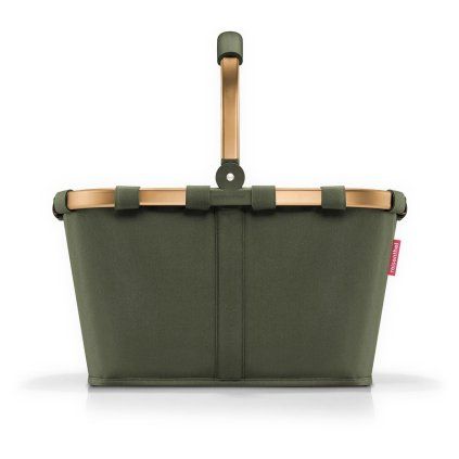 Reisenthel Carrybag Urban forest Gold – nákupní košík, celkový pohled