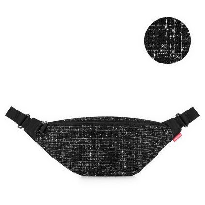 Reisenthel City Beltbag Boucle Black – ledvinka, celkový pohled