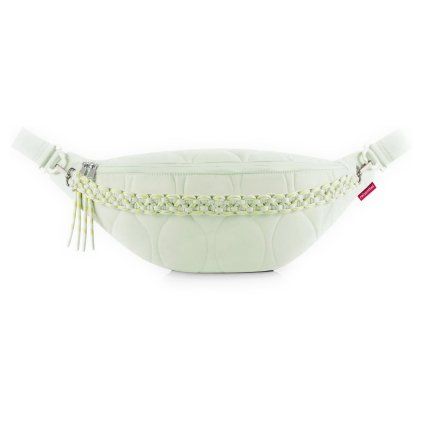 Reisenthel City Beltbag Makramee Puffer Iced Matcha – ledvinka, celkový pohled