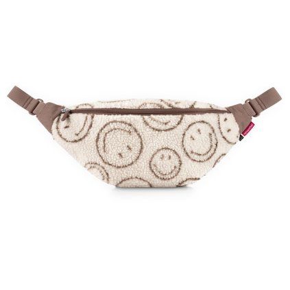 Reisenthel City Beltbag Smiley Teddy Chocolate – ledvinka, celkový pohled
