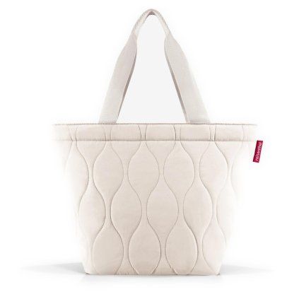 Reisenthel Shopper M Puffer Stone – nákupní taška, celkový pohled