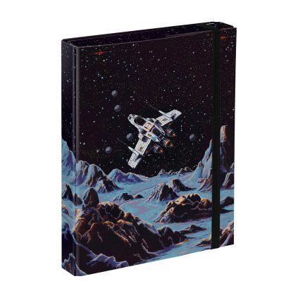 BAAGL Desky na školní sešity A5 Pixel Space – produktová fotografie 1