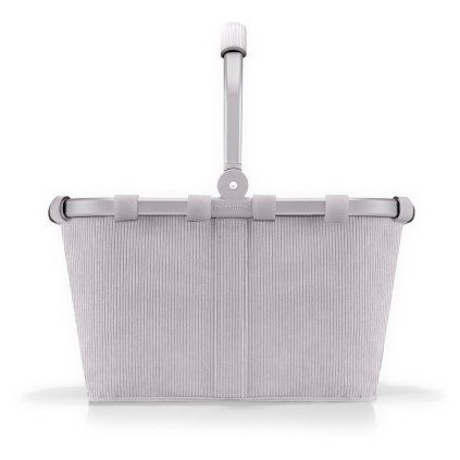 Reisenthel Carrybag XS Cord grey – nákupní košík, celkový pohled
