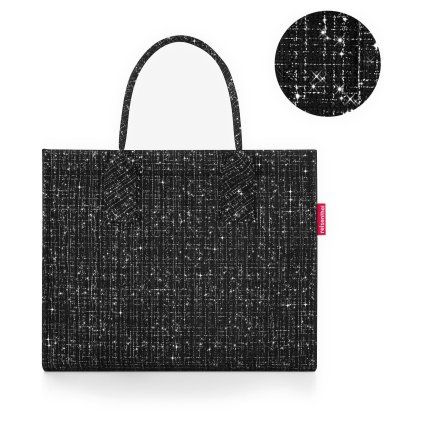 Reisenthel Daily Shopper Boucle Black – nákupní taška, celkový pohled