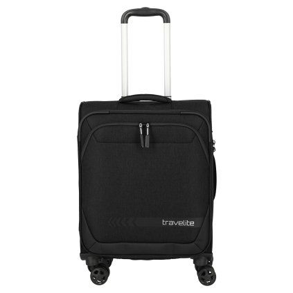Travelite Kick Off 4w S Black – cestovní kufr, celkový pohled