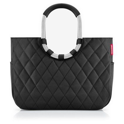 Reisenthel Loopshopper L Rhombus Black – nákupní taška, celkový pohled