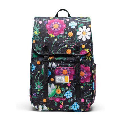 Herschel LEGO® Herschel Retreat™ Small HSC LEGO® Botanical Floral Blk 17L – produktová fotografie