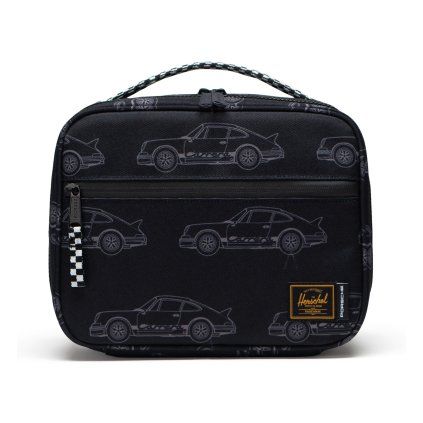Herschel Porsche Pop Quiz Lunch Box Little Herschel Carrera Black 5L – produktová fotografie