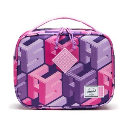 Herschel LEGO® Pop Quiz Lunch Box Little Herschel HSC LEGO® Monogram Purple 5L – produktová fotografie