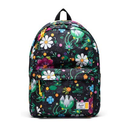 Herschel LEGO® Herschel Classic™ XL HSC LEGO® Botanical Floral Blk 30L – produktová fotografie