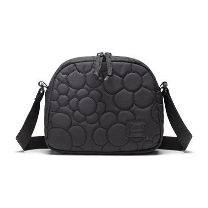 Herschel Thalia Quilted Capsule Crossbody Black Tonal Daisy 2L – produktová fotografie