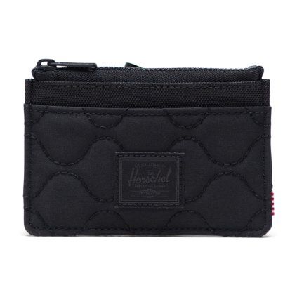 Herschel Oscar Quilted Capsule Cardholder Black Tonal – produktová fotografie