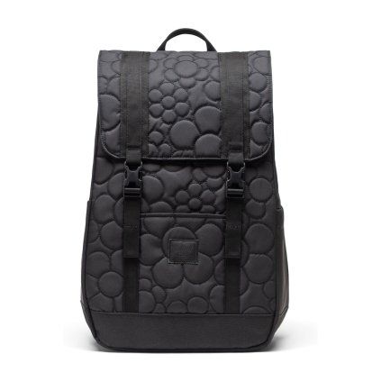Herschel Retreat™ Small Quilted Capsule Black Tonal Daisy 17L – produktová fotografie