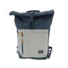 Travelite Basics Roll-up Backpack Navy/Grey 35l – batoh, produktový záběr 6