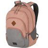Travelite Basics Backpack Melange Rose/grey 22l – batoh, celkový pohled