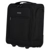 Travelite Cabin 2w Underseater Black – cestovní kufr, šikmý pohled