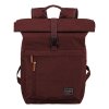 Travelite Basics Roll-up Backpack Bordeaux 35 l – batoh, celkový pohled