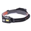 Solight LED čelová nabíjecí svítilna, 3W + COB,150 + 60lm, Li-ion