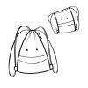 Reisenthel Mysac Kids Abc friends pink – cestovní doplněk, produktový pohled 3