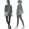 Zwei Kabelka MADEMOISELLE M8 nubuk black