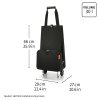 Reisenthel Foldabletrolley Black – nákupní vozík, produktový pohled 3