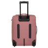 Travelite Kick Off Wheeled Duffle S Rosé 44L – cestovní taška na kolečkách, pohled shora
