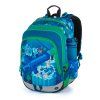 Školní batoh pro prvňáčky ALFA 21 B BLUE/GREEN