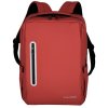 Travelite Basics Boxy backpack Red – batoh, celkový pohled