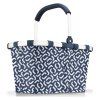 Reisenthel Carrybag Frame Signature Navy – nákupní košík, celkový pohled